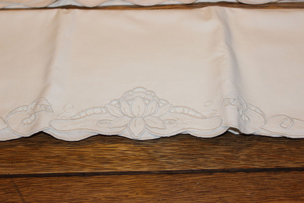 Embroidered White Work Pillowcases