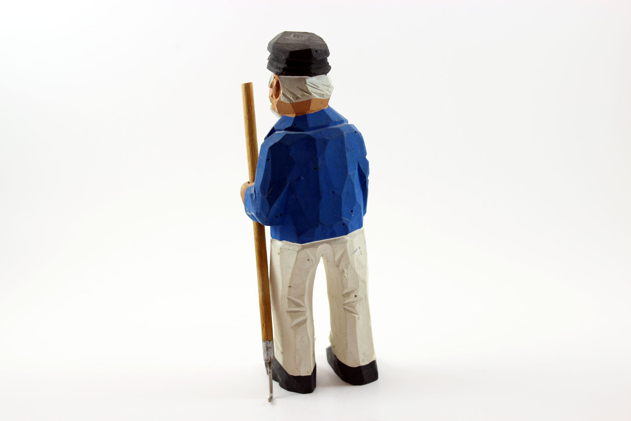 Hand Carved and Painted Quebec Wood Figurine